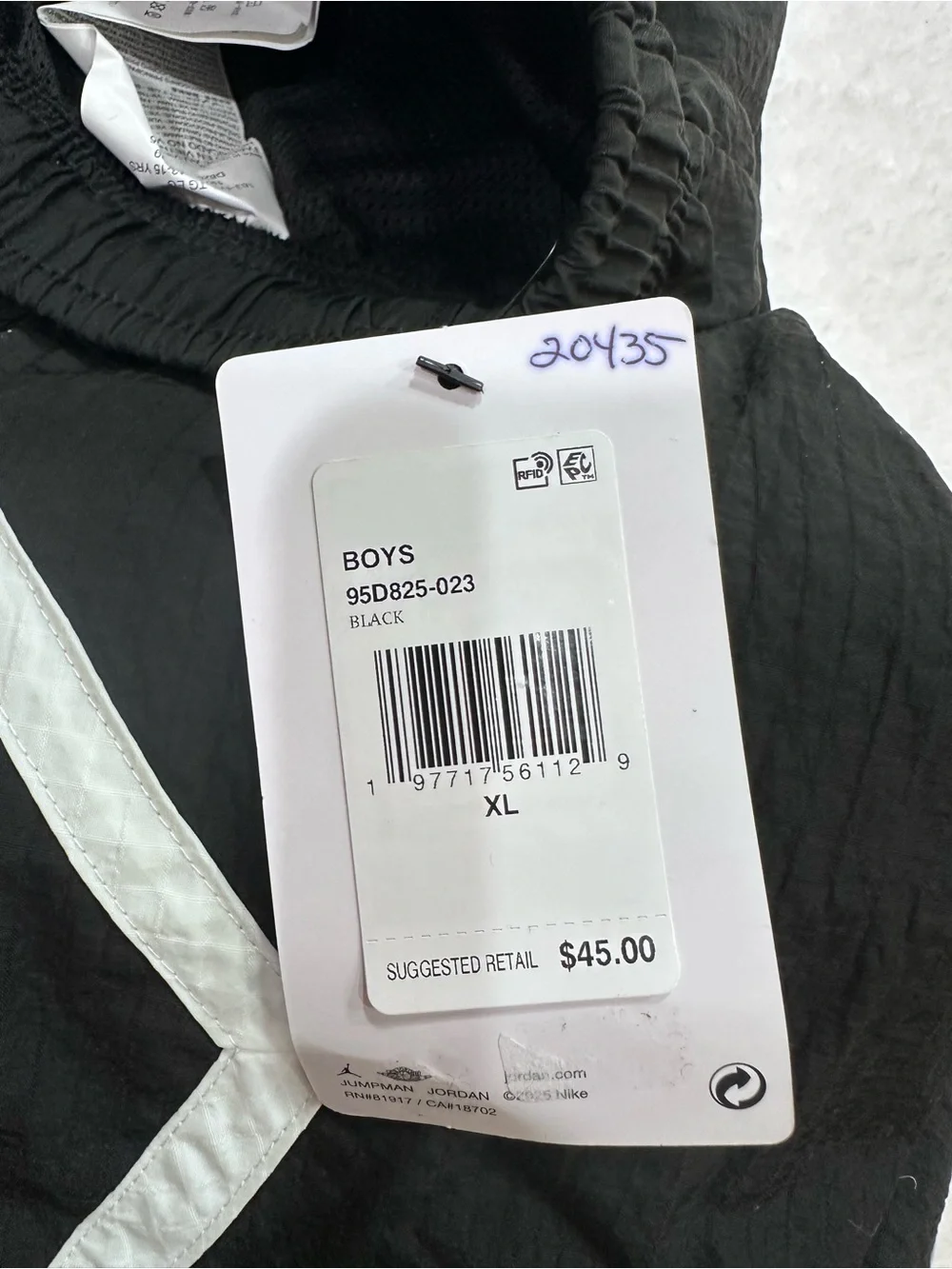 Boy’s Black Nike Jordan Shorts